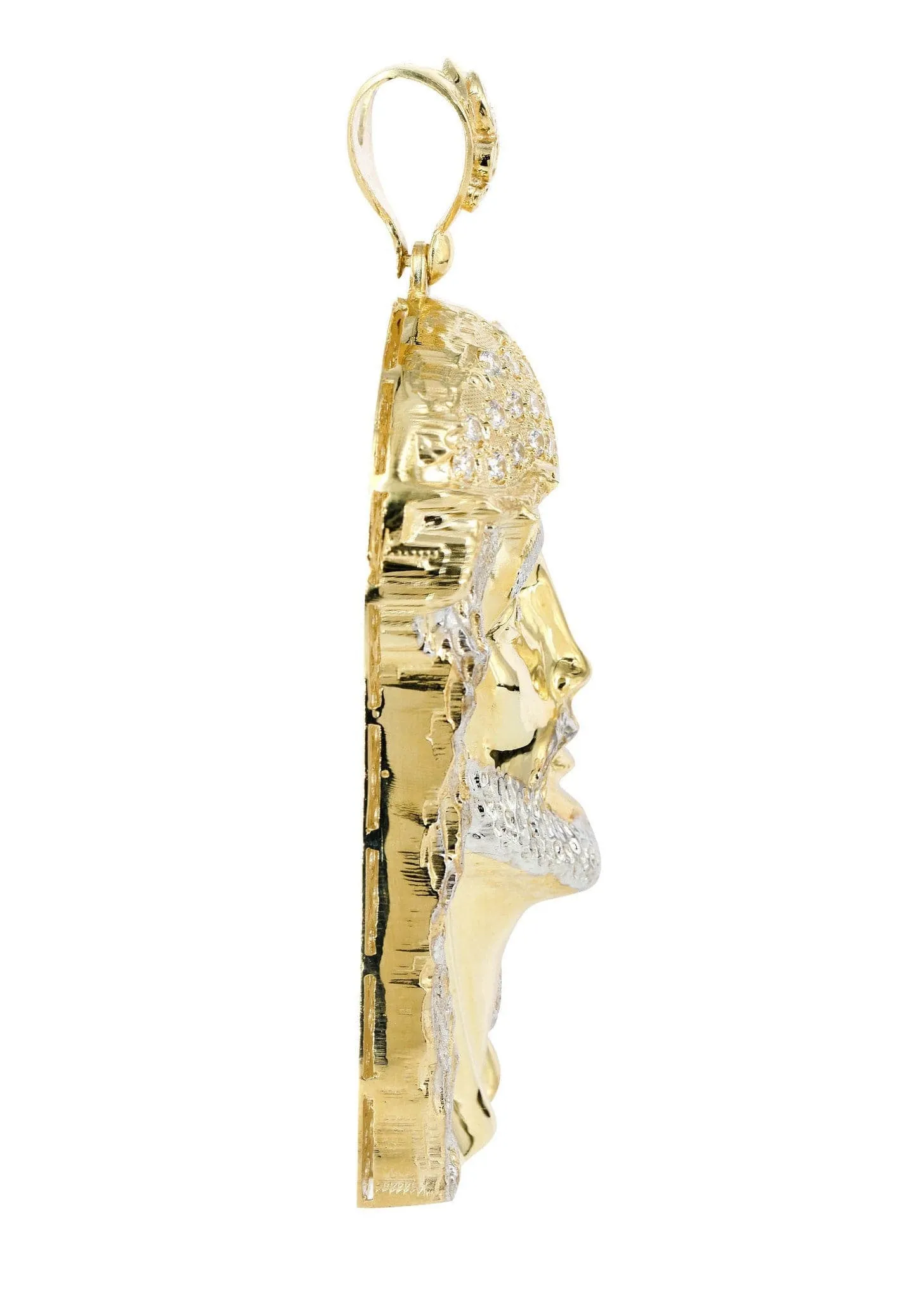 10K Gold Jesus Piece Pendant  |  68.2 Grams