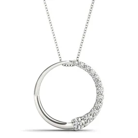 14K Gold Journey Diamond Necklace / Pendant