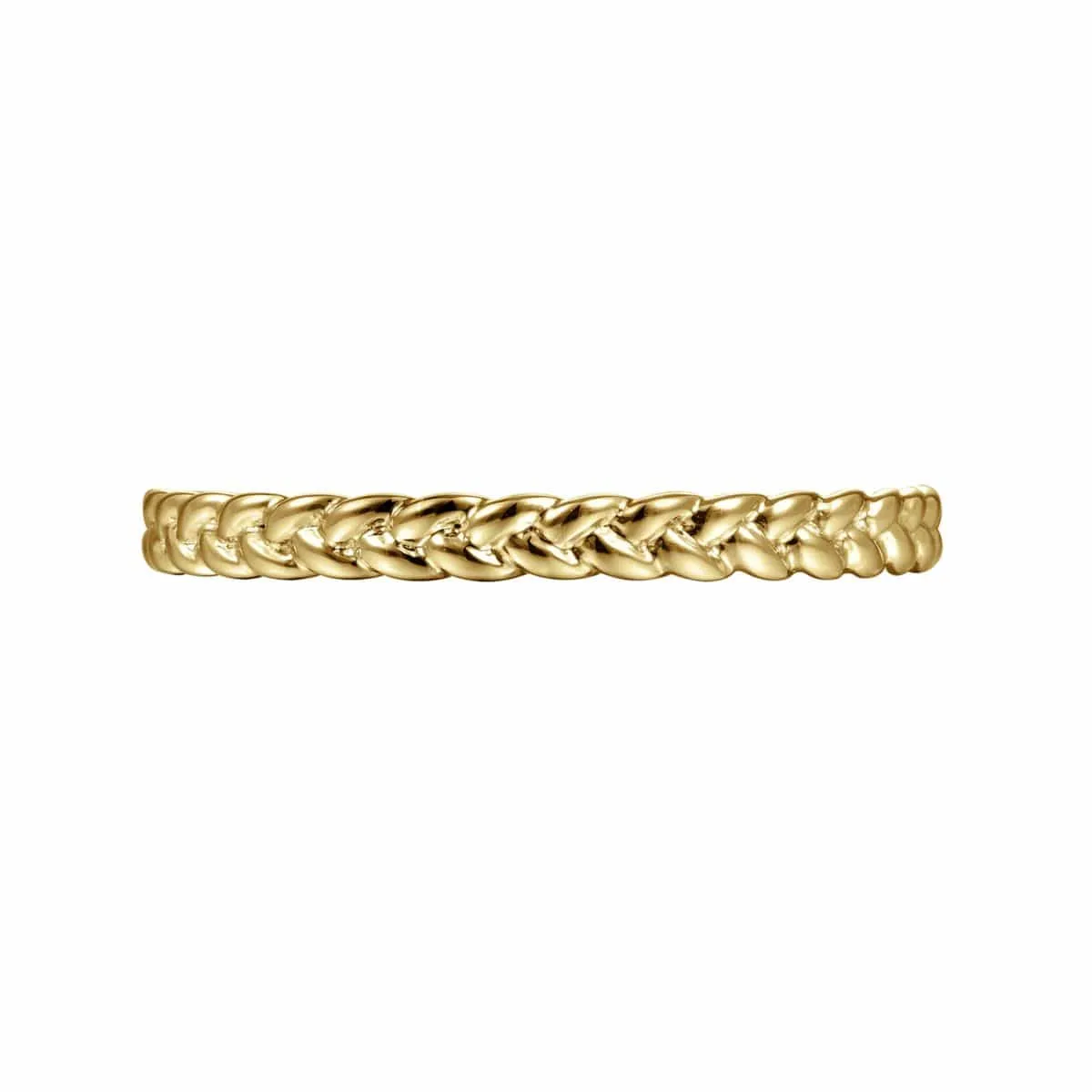 14K Yellow Gold Braided Stackable Ring - LR4910CY4JJJ