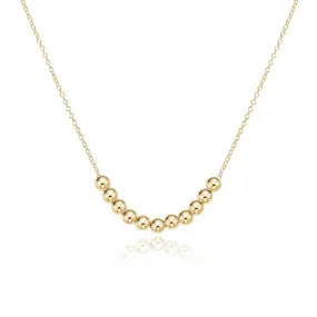 16" Necklace Gold - Classic Beaded Bliss