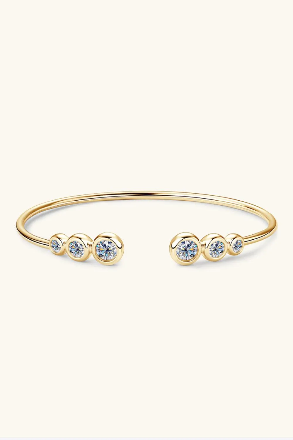 1.8 Carat Moissanite 925 Sterling Silver Bracelet