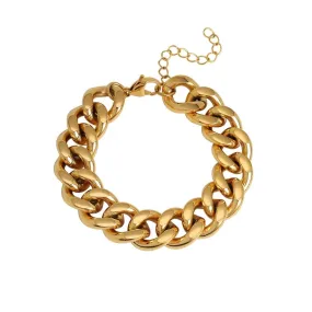 18K Gold-Filled Cuban Bracelet 12mm