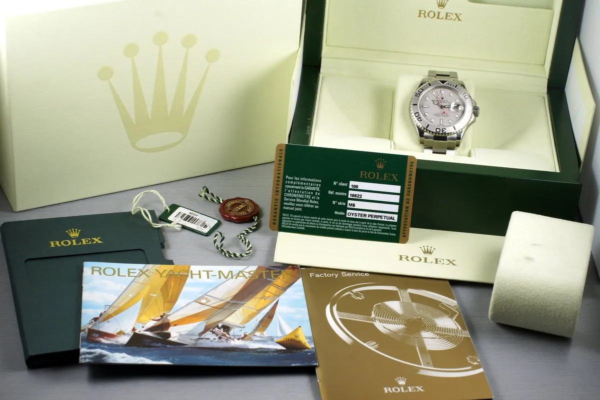 2008 Rolex Yacht-Master 16622 with Box and Papers