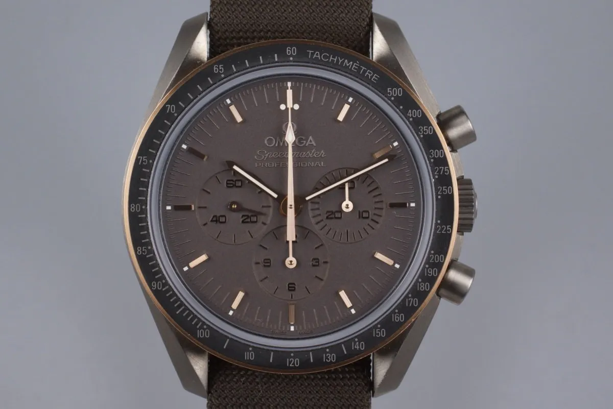 2014 Omega Speedmaster Professional Apollo 11 45th Anniversary 311.624.230.060.01 w/ Box and Paper