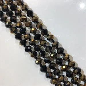 60-inch 8mm faceted crystal beaded necklace