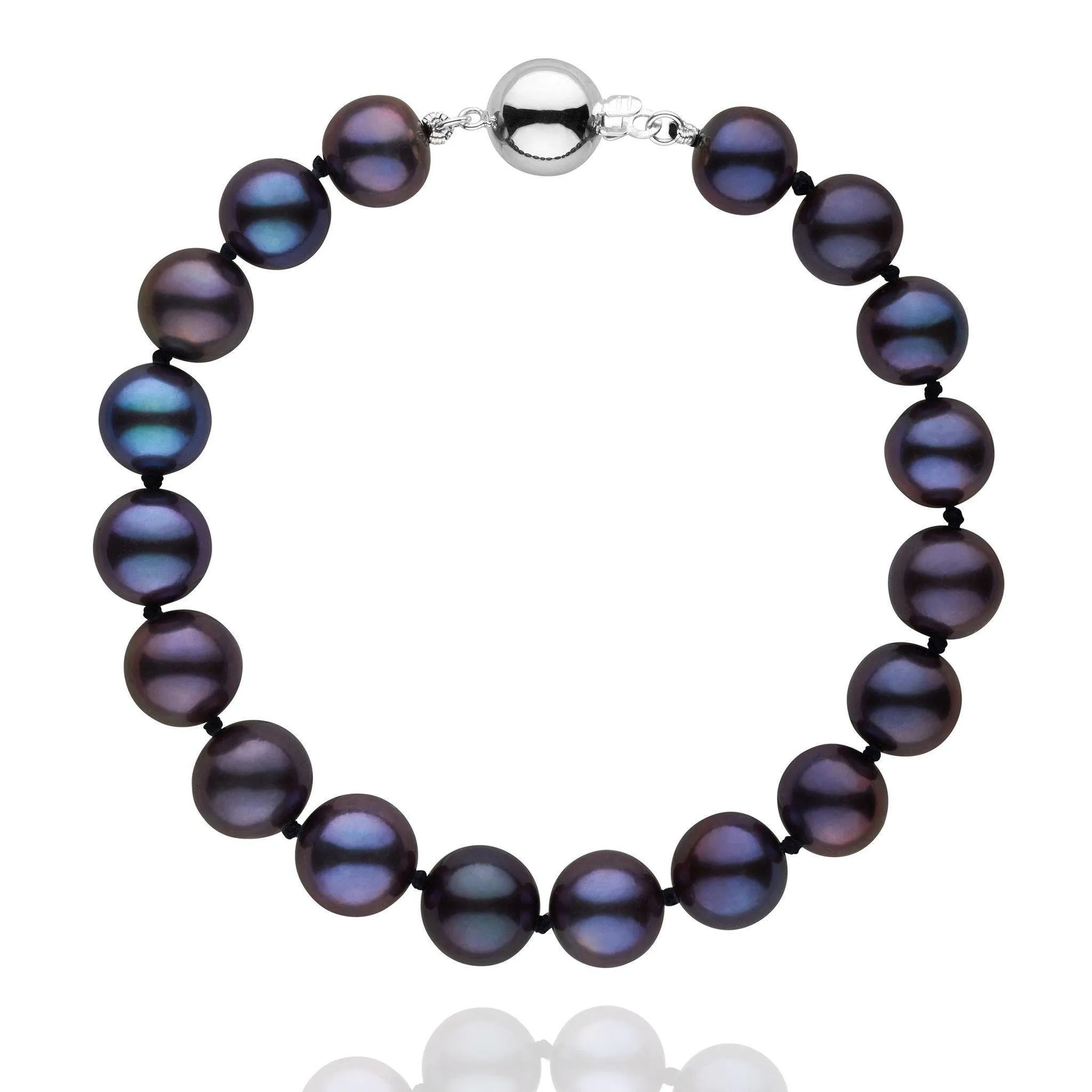 8.5-9.0 mm Black Freshwater AA  Pearl Bracelet