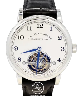 A. Lange & Söhne 1815 Tourbillon 730.025F Platinum Limited Edition of 100 Watch *NEW*