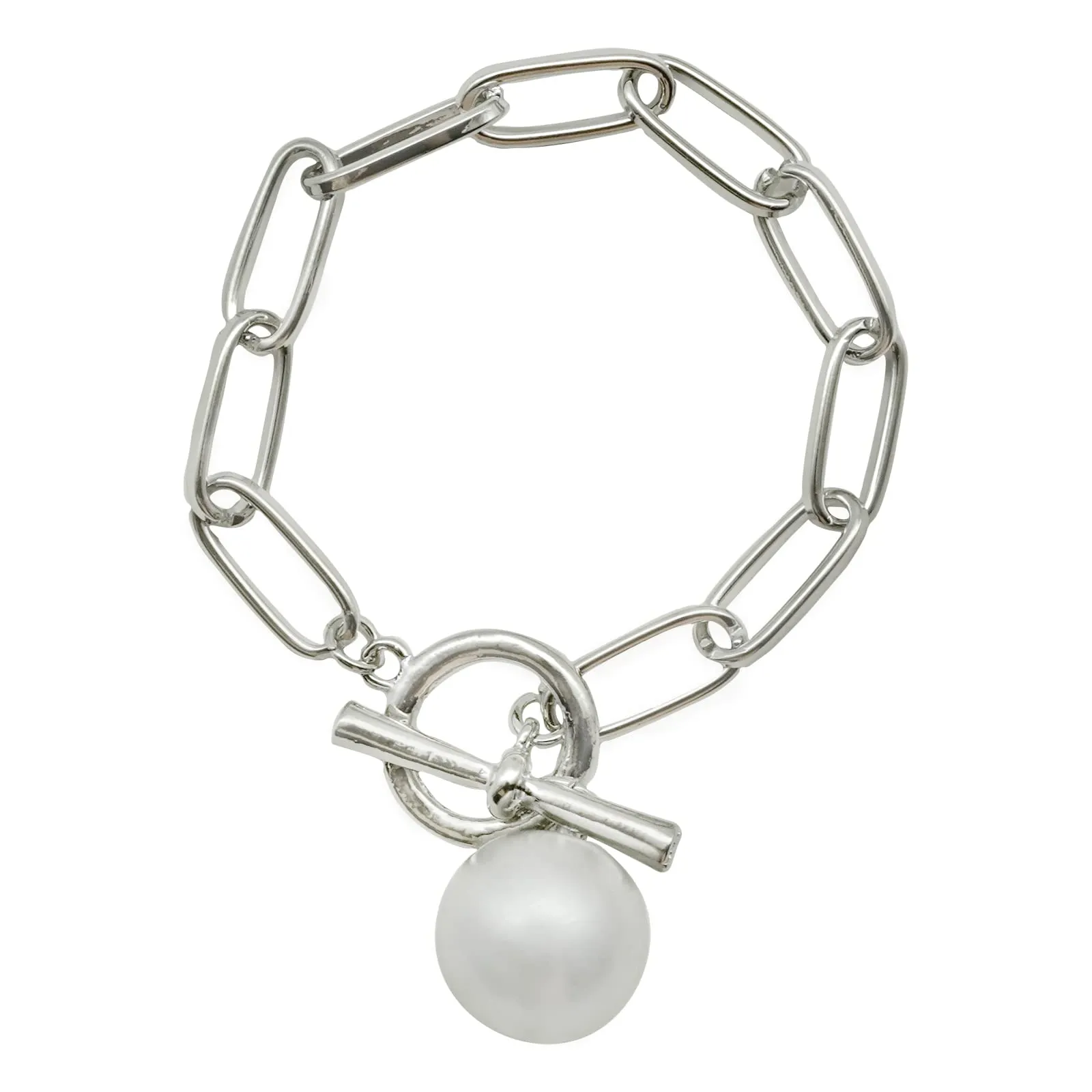 Adored Chain Link Silver Bracelet