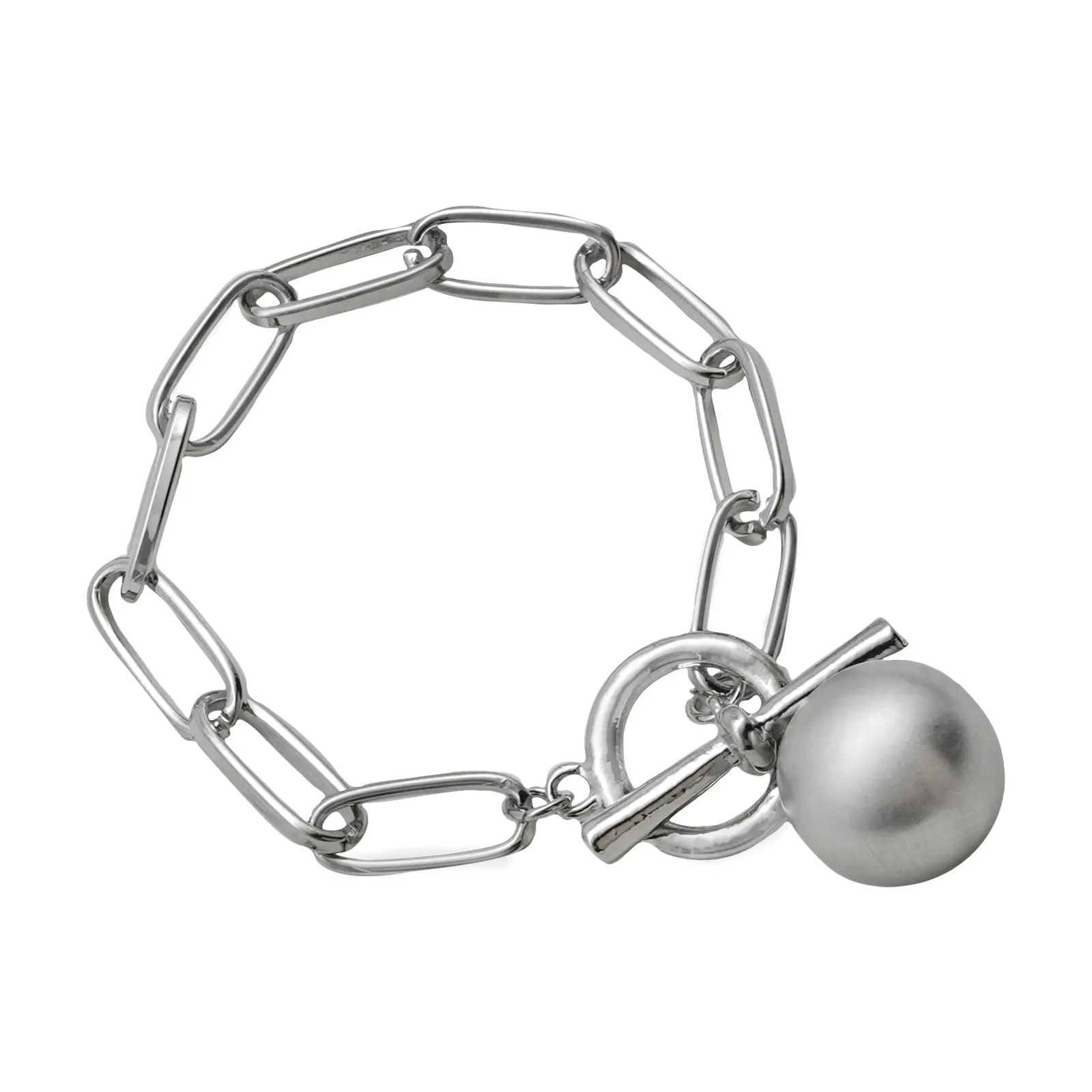 Adored Chain Link Silver Bracelet