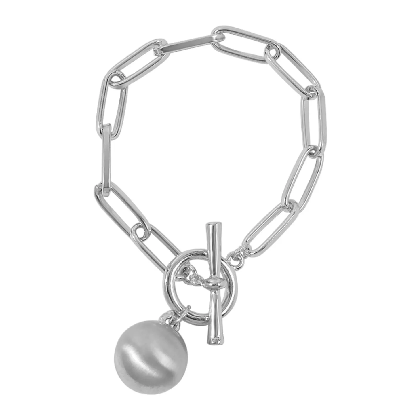 Adored Chain Link Silver Bracelet