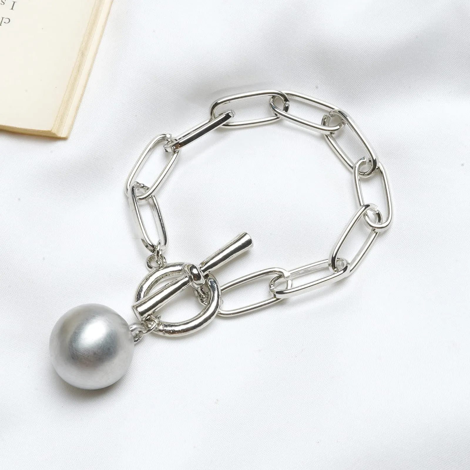 Adored Chain Link Silver Bracelet