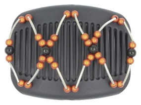 African Butterfly Hair Comb - Beada Tube Black 65