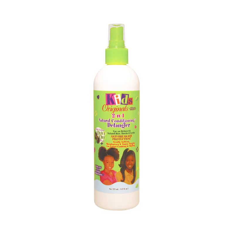 AFRICA'S BEST KIDS ORIGINALS 2-n-1 Natural Conditioning Detangler 12oz