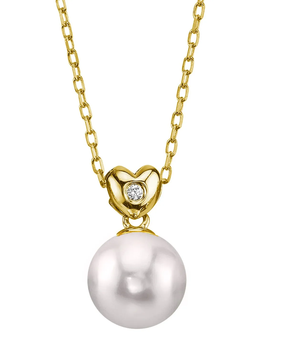 Akoya Pearl & Diamond Lev Pendant