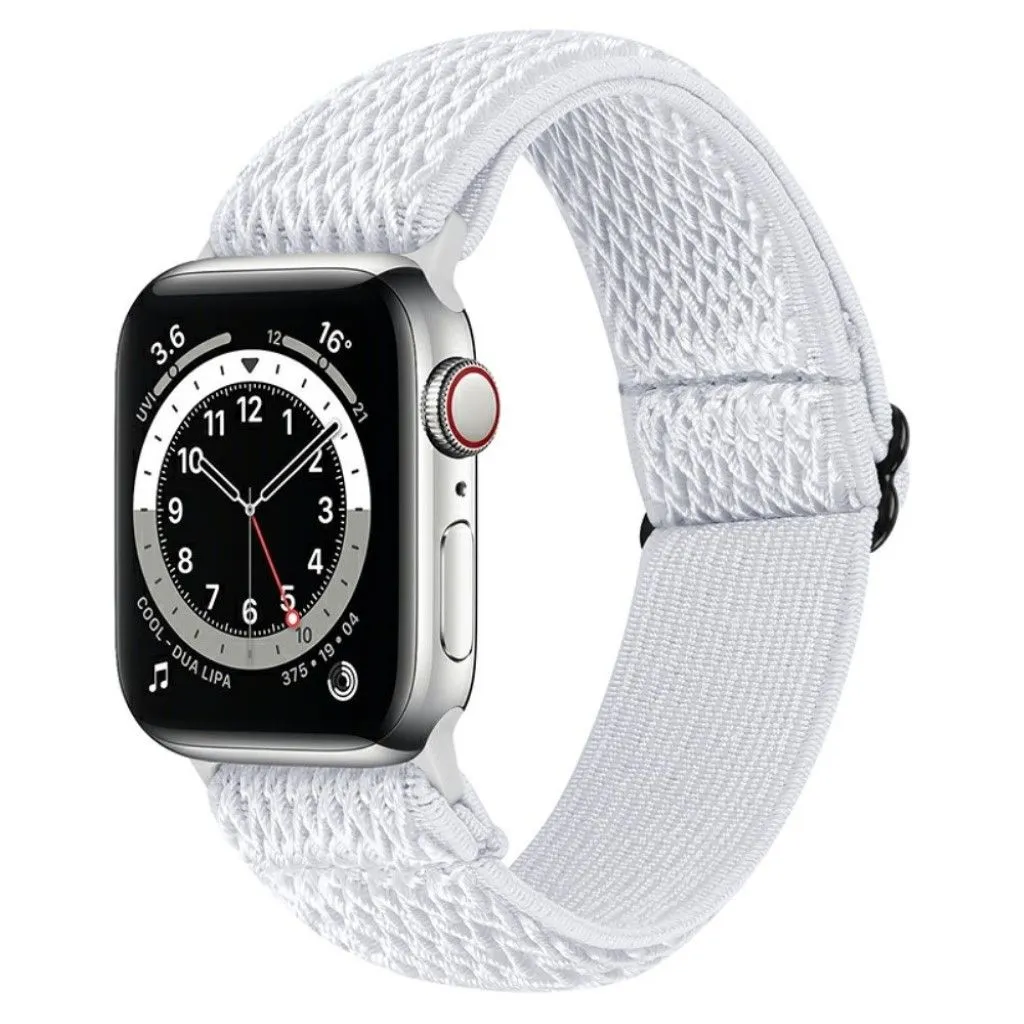 Apple Watch 42mm - 44mm nylon design watch strap - White