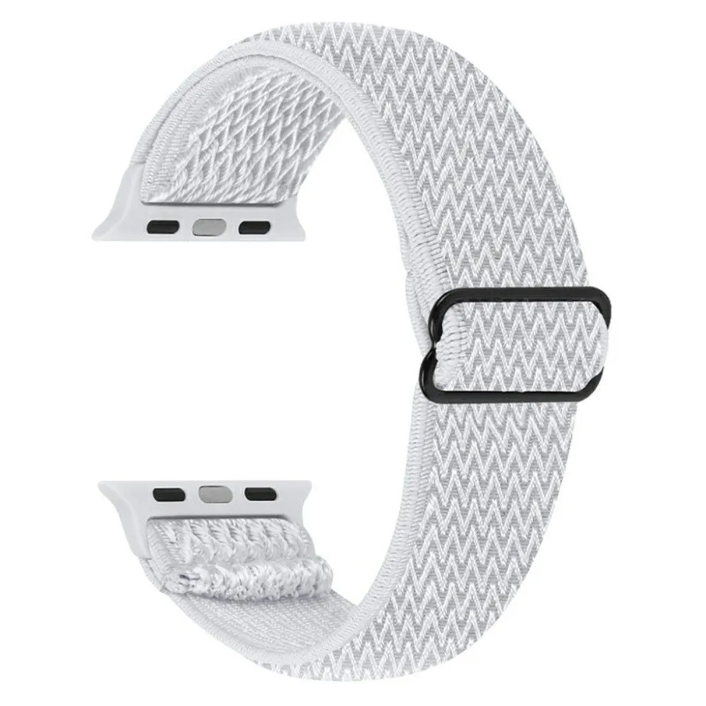 Apple Watch 42mm - 44mm nylon design watch strap - White