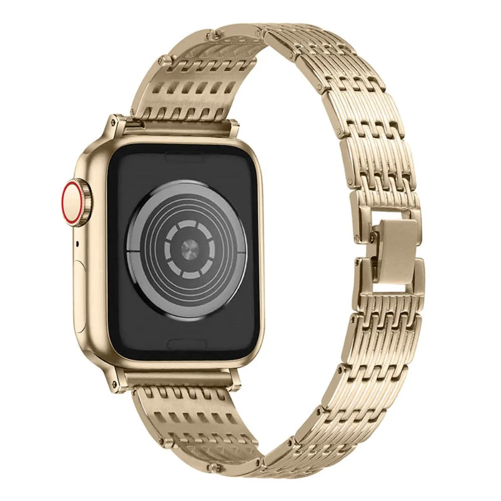 Apple Watch (45mm) elegant stainless steel watch strap - Gold