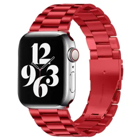 Apple Watch (45mm) stainless steel watch strap - Red