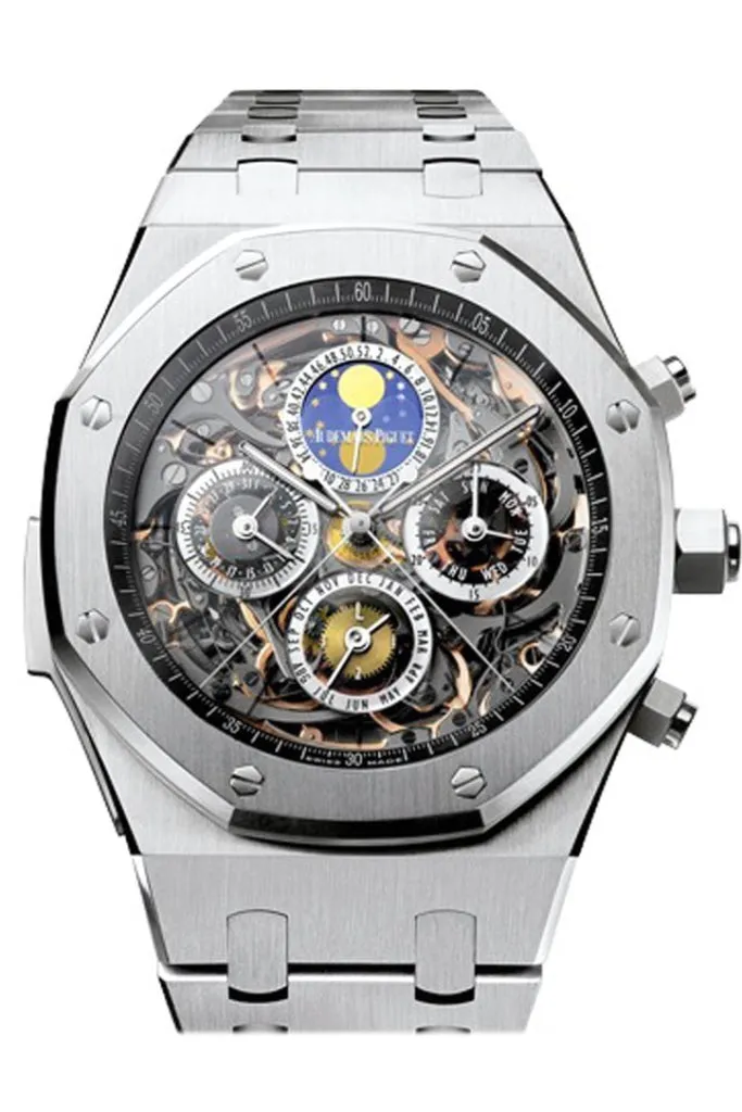 Audemars Piguet Royal Oak 44 Openworked Grande Complication Titanium Mens Watch 26065IS.OO.1105IS.01