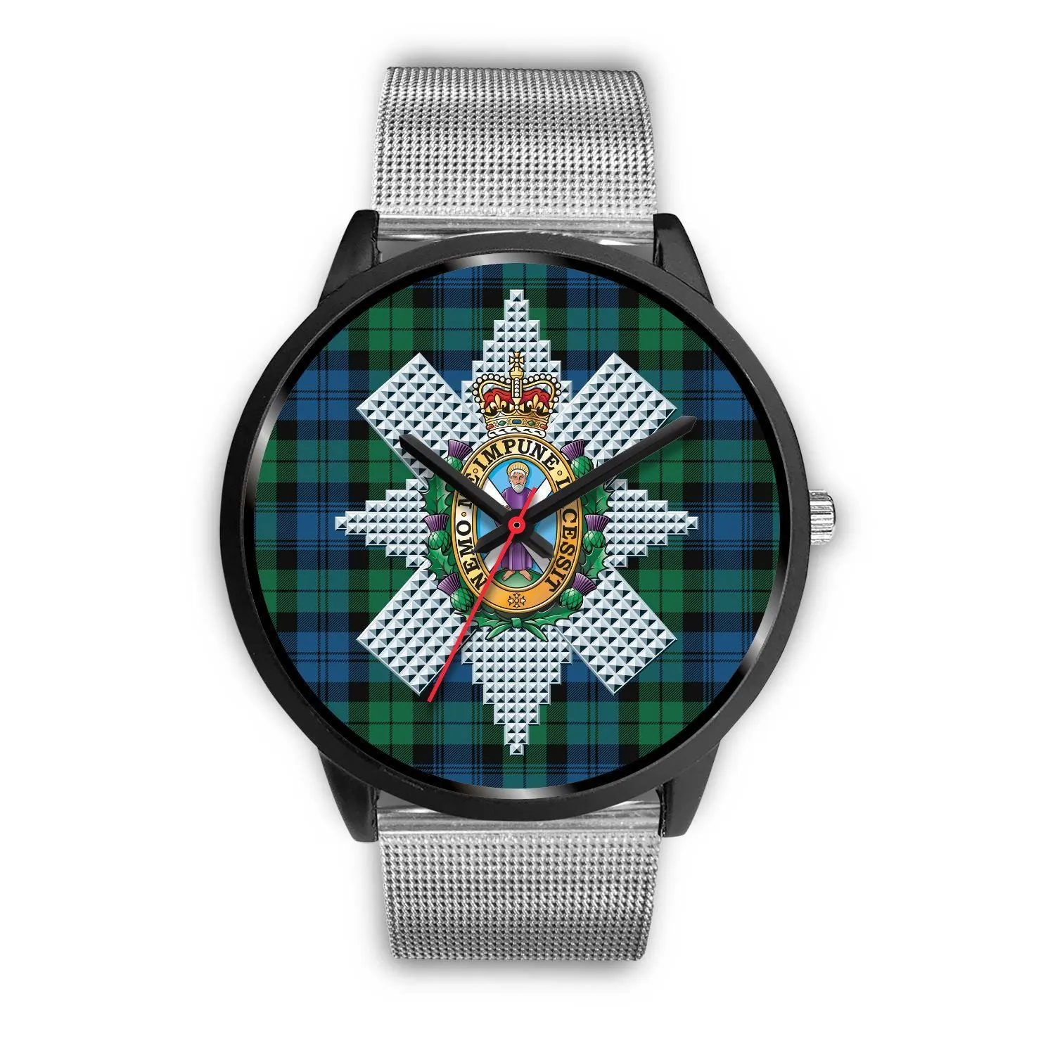 Blackwatch Ancient Clan Badge Tartan Black Watch