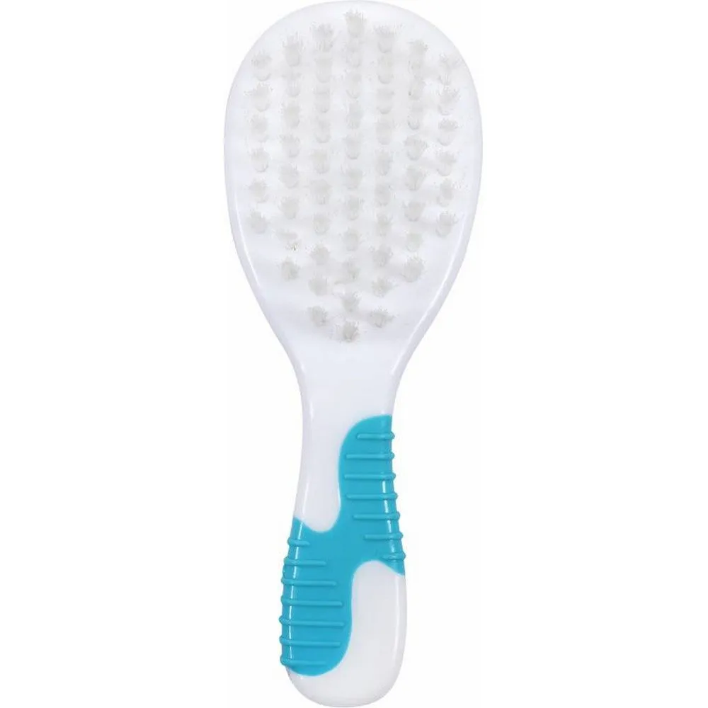 Blue Comb & Brush Set With Soft Bristles