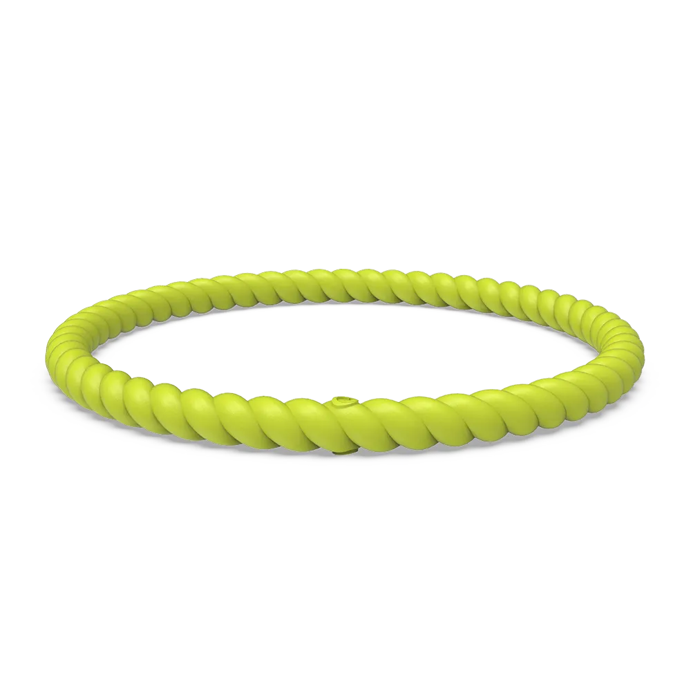 Braided Stackable Silicone Bracelet - Lightning