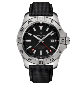 Breitling Avenger Automatic GMT 44 Watch with Black Dial