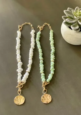 By the Sea Beaded Toggle Necklace