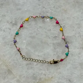 Candy Hearts Bracelet