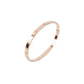 Cartier Love Small Size 17 Rose Gold Bracelet