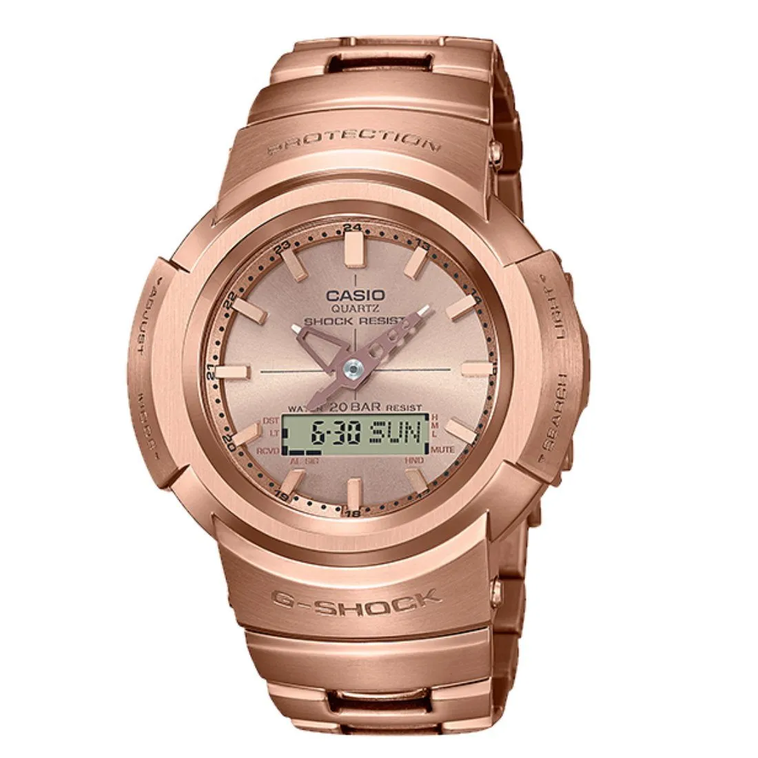 Casio G Shock Full Metal Rose Gold Ingot Watch AWM500GD-4A