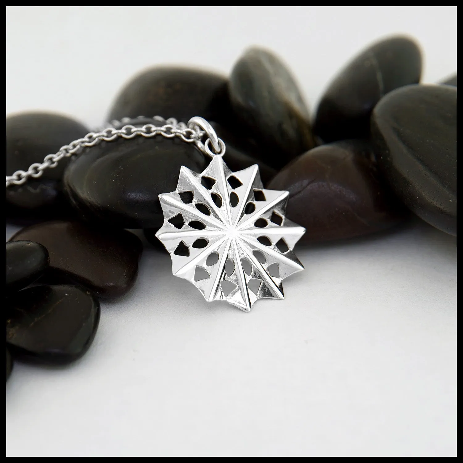 Cheryl's Snowflake Small Pendant