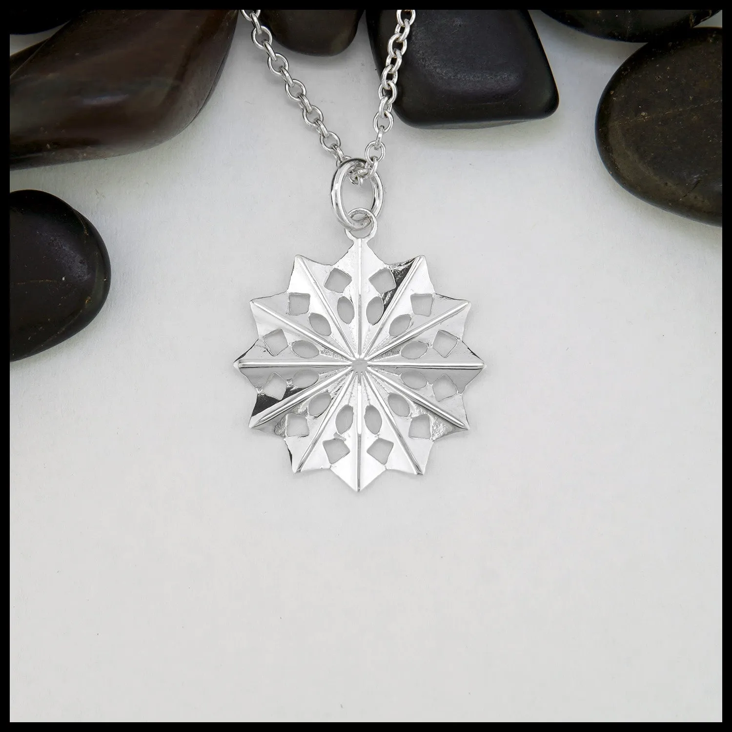 Cheryl's Snowflake Small Pendant