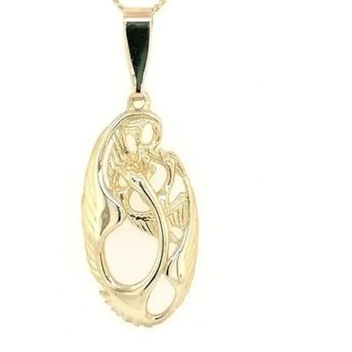 Children of Lir Four Swans Pendant 9ct gold