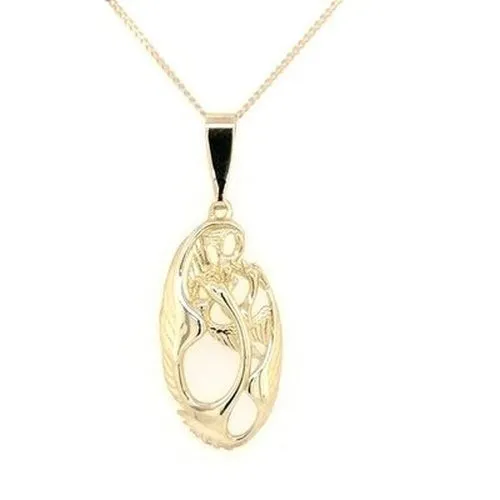 Children of Lir Four Swans Pendant 9ct gold