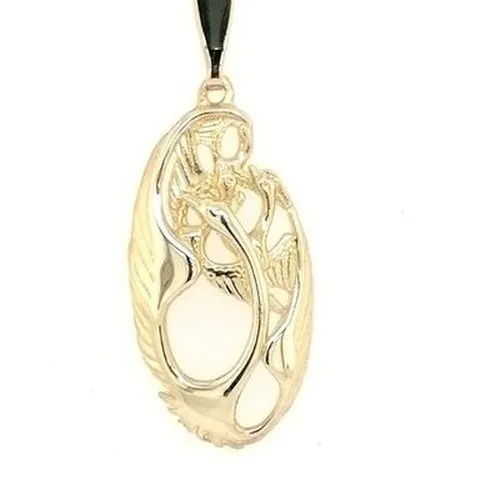 Children of Lir Four Swans Pendant 9ct gold