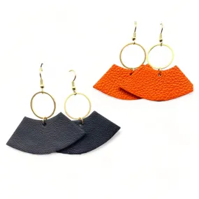 “Chrissie” Leather Earring