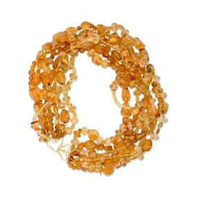 Citrine Torsade Estate Necklace