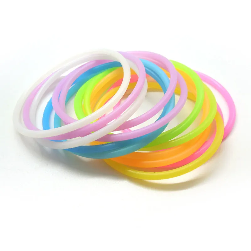 Colorful Silicone Rubber Band Bracelet