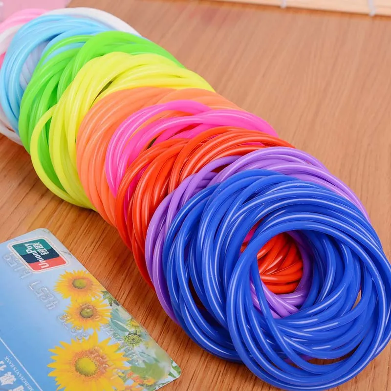 Colorful Silicone Rubber Band Bracelet