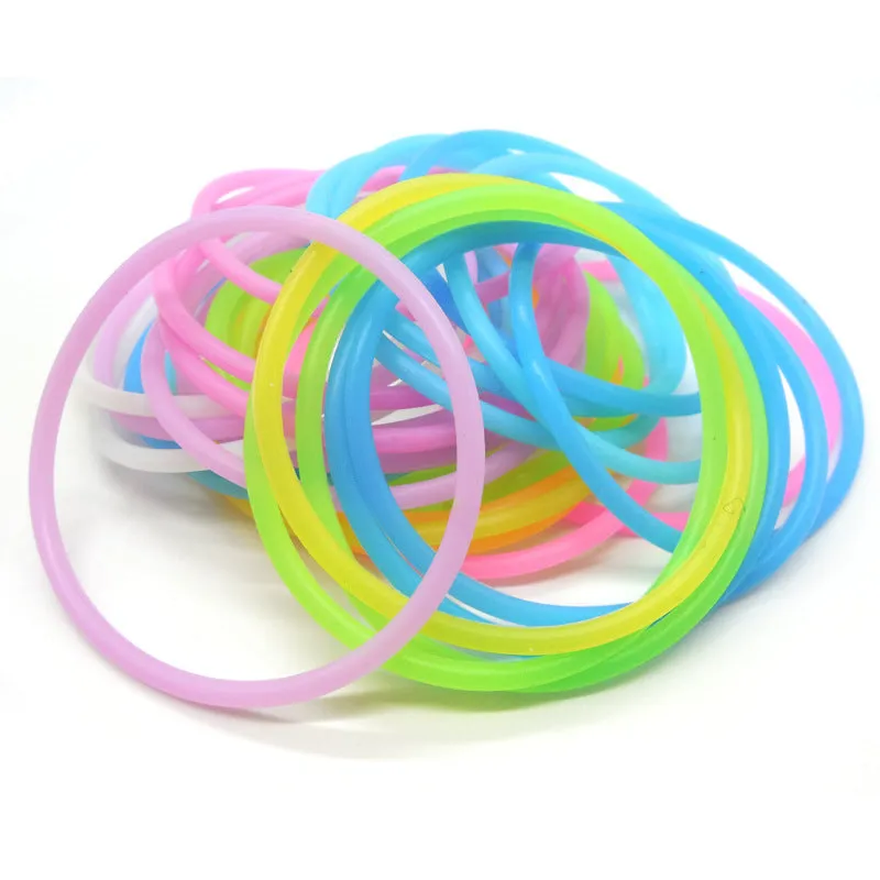 Colorful Silicone Rubber Band Bracelet