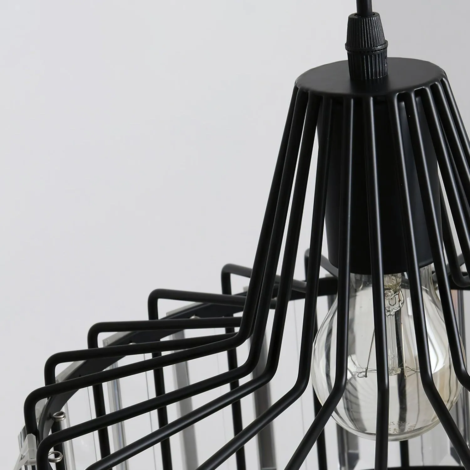 Crystal Drum Pendant Lamp