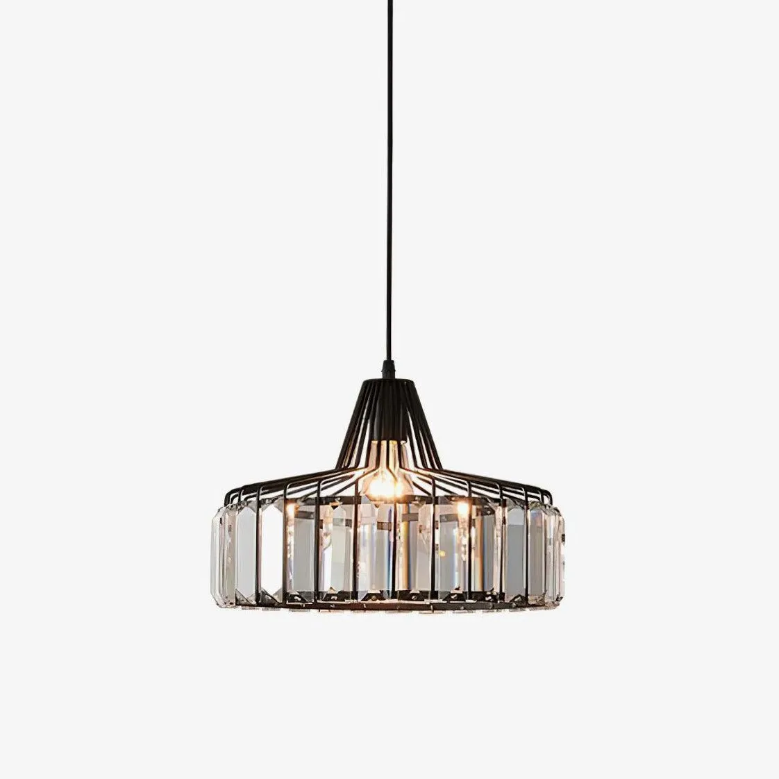 Crystal Drum Pendant Lamp