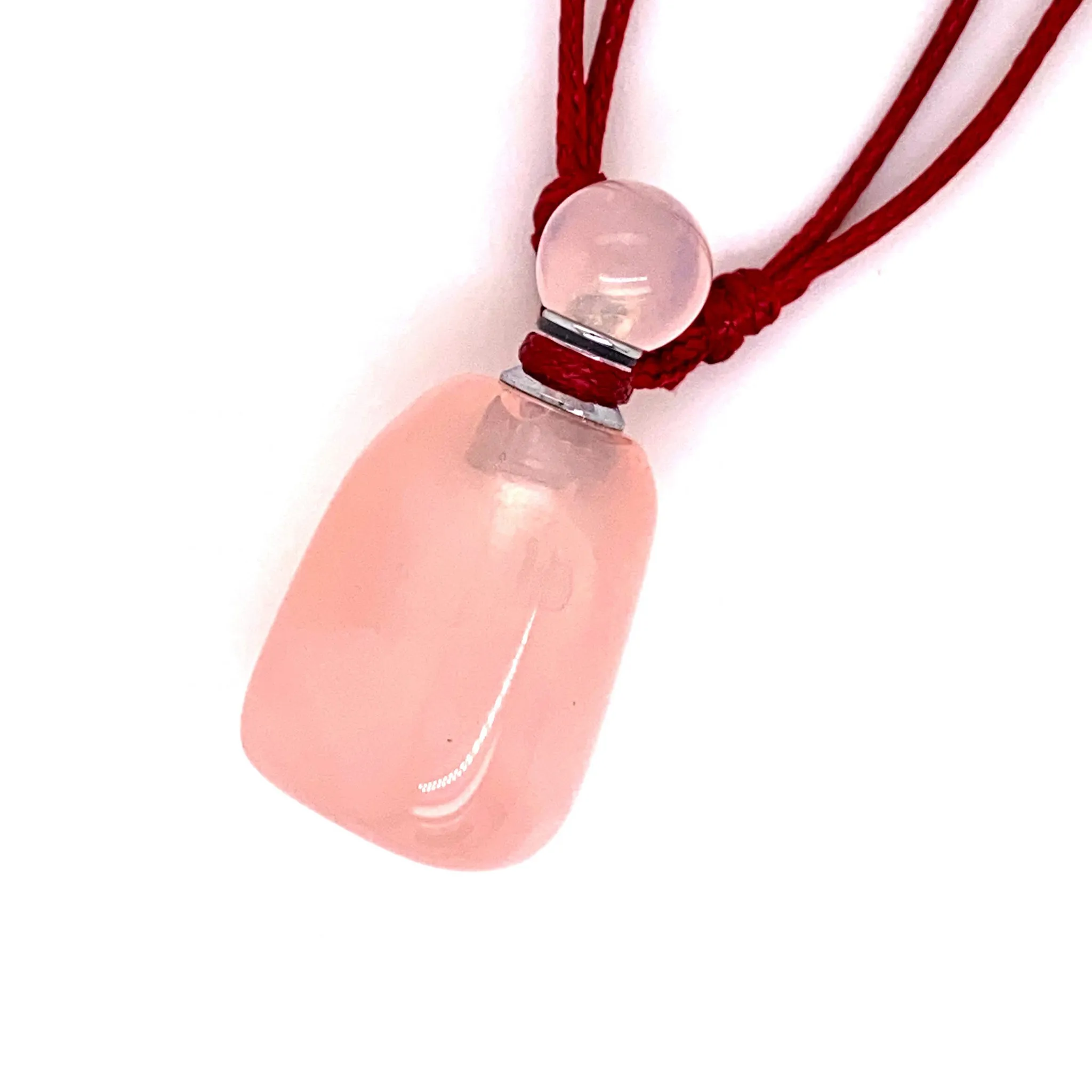 Crystal Essential Oil Jar Necklace