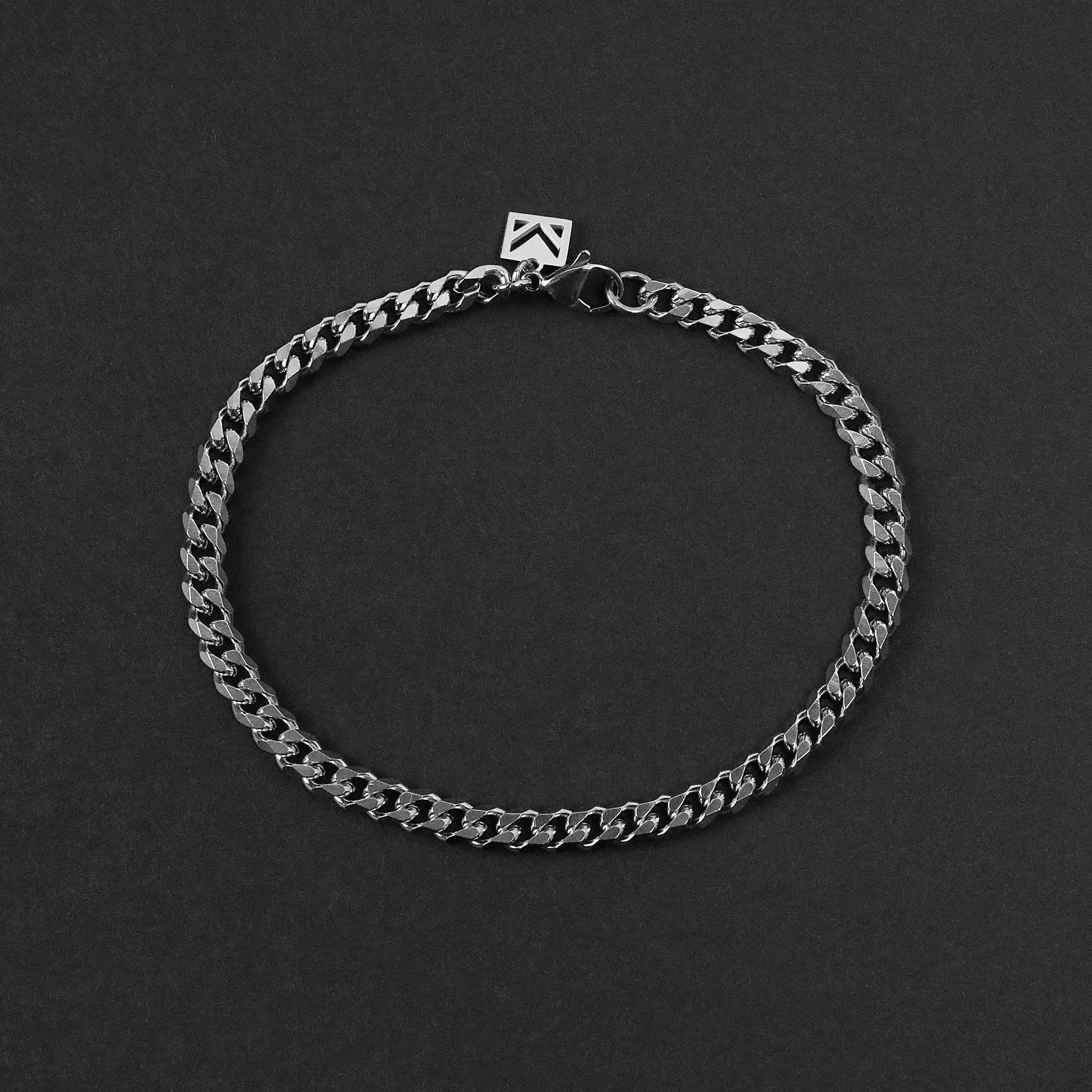 Cuban Chain Bracelet - Silver 5mm