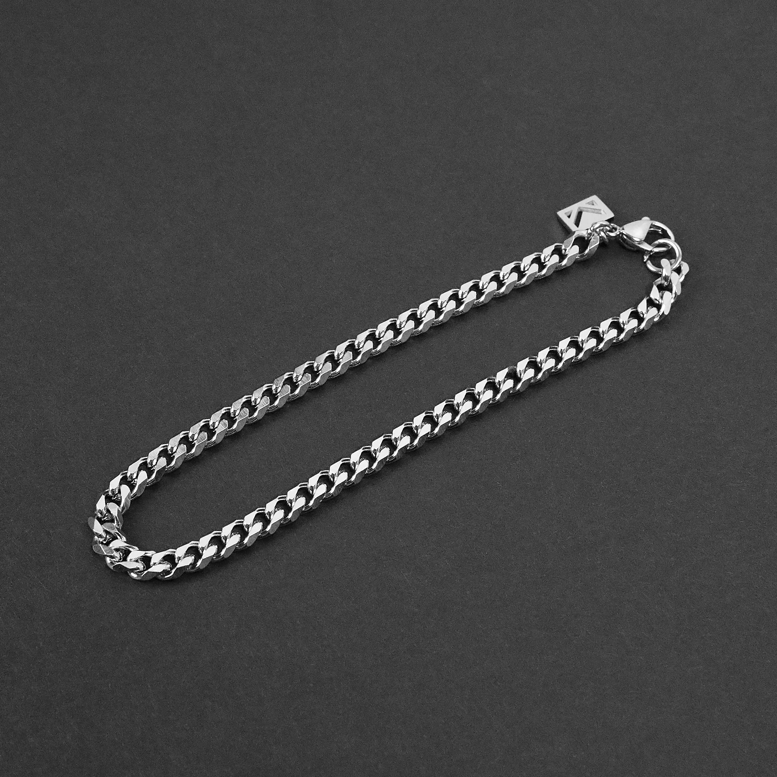 Cuban Chain Bracelet - Silver 5mm