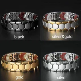 Detachable Bracelet Hexagonal Multi-point Magnet Bracelet Stone Energy Men