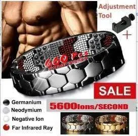 Detachable Bracelet Hexagonal Multi-point Magnet Bracelet Stone Energy Men