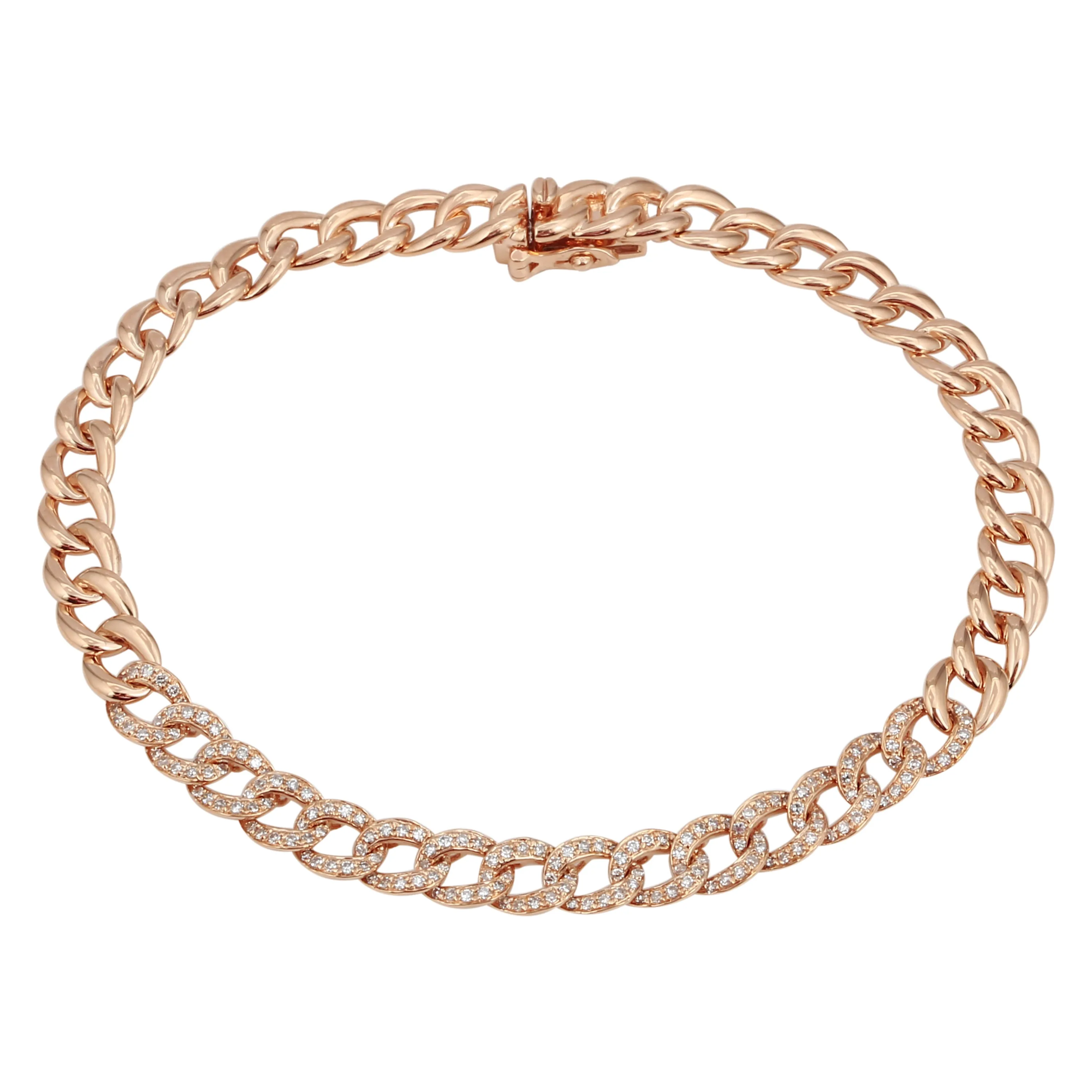 Diamond Cuban Curb Bracelet