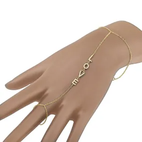 Diamond LOVE Hand Bracelet